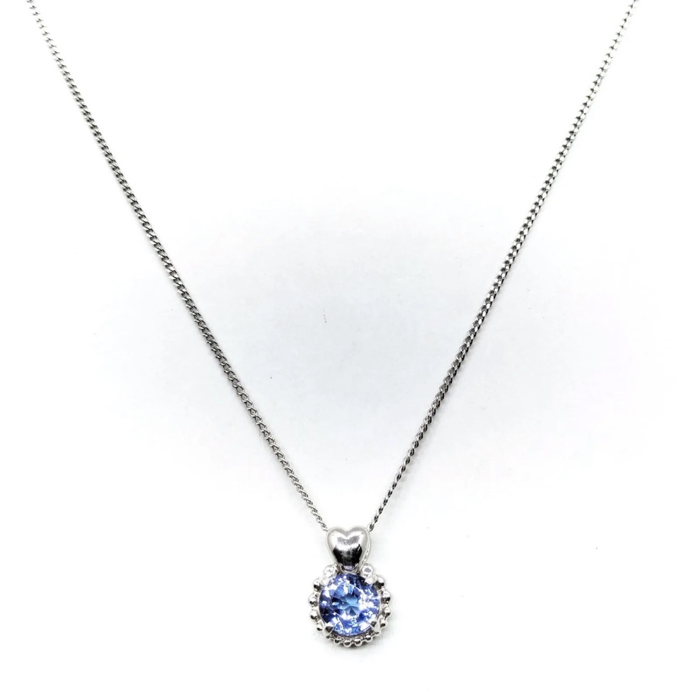 Jewelry Pendant Necklace Tanzanite Platinum